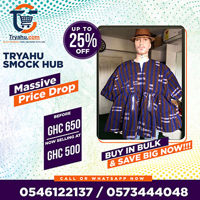 Shop Ghanaian Smocks Online | Premium Fugu & Batakari by Tryahu